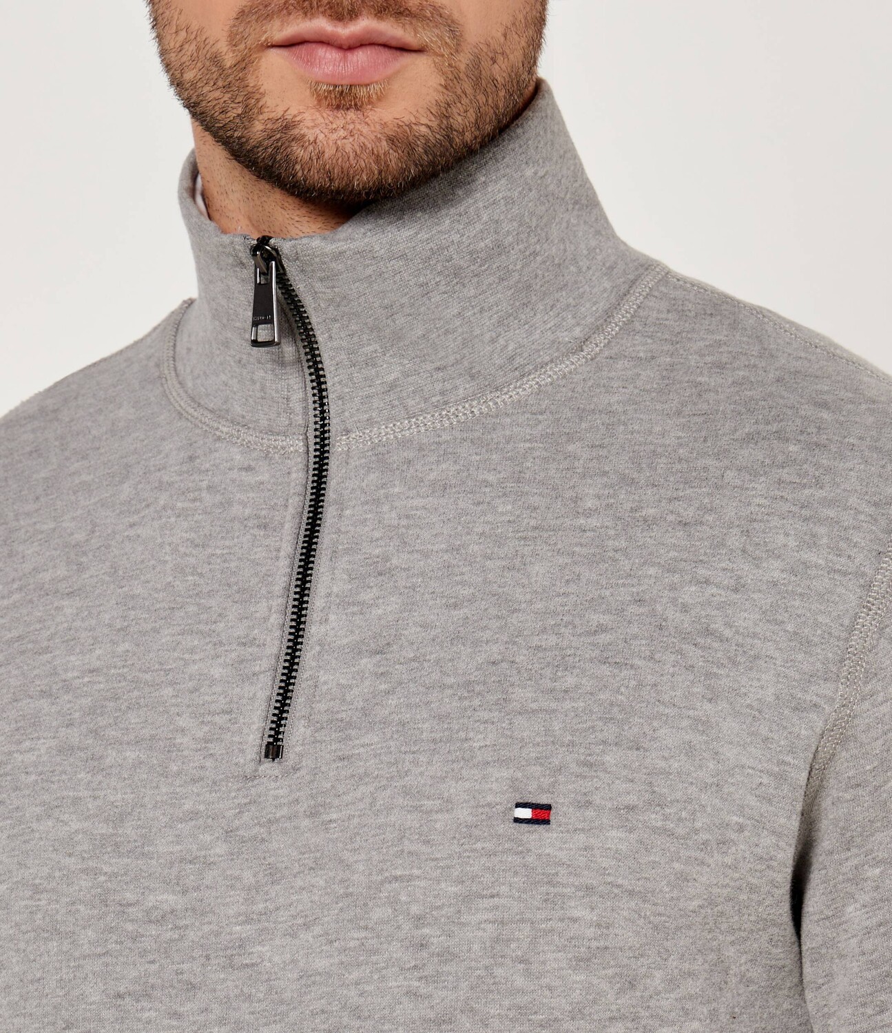 Толстовка Tommy Hilfiger ESSENTIAL Regular Fit, серый — фото 4