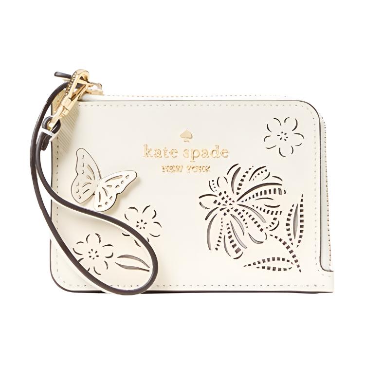 

Kate Spade Женский белый картхолдер из коровьей кожи