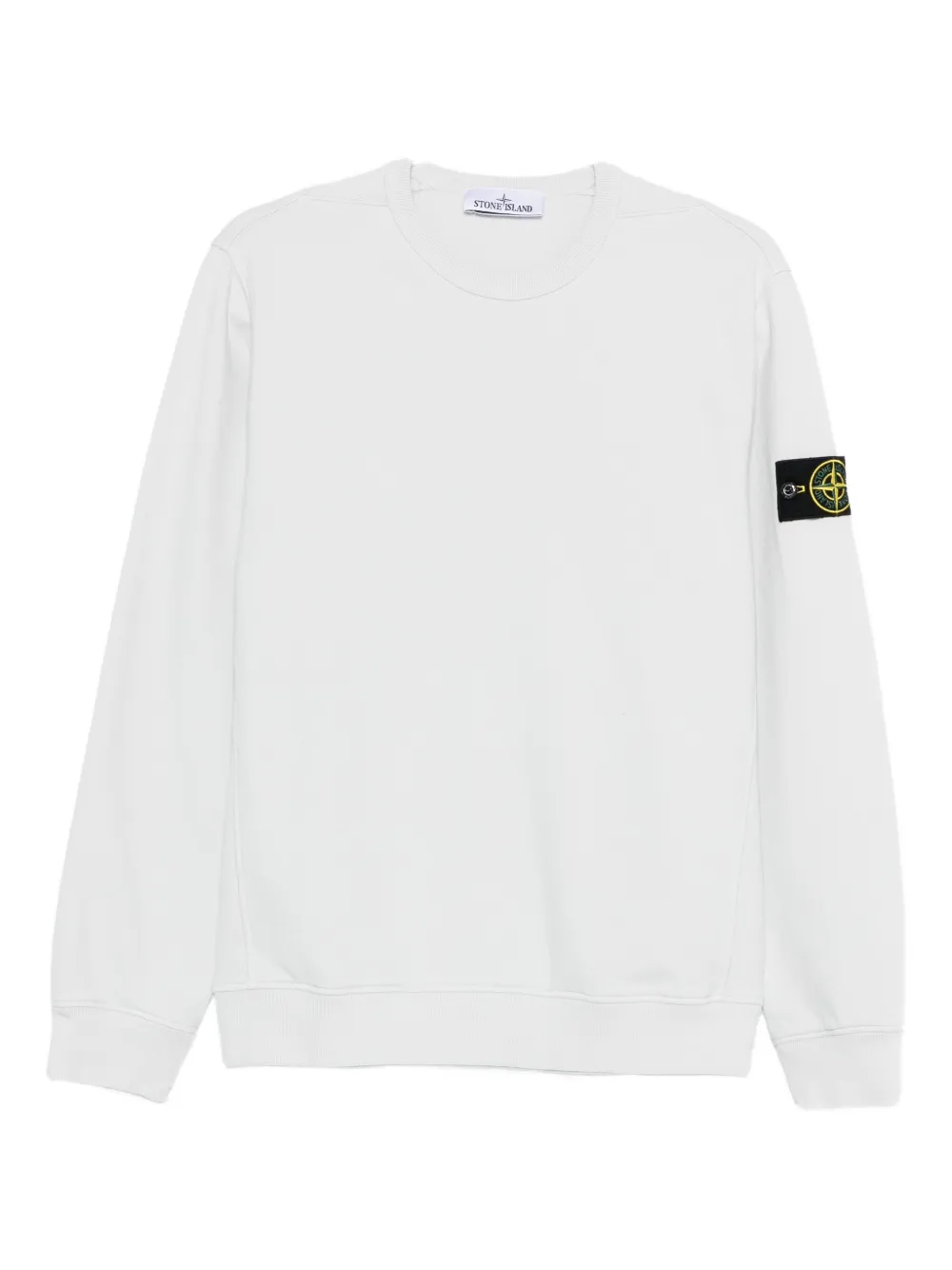 

Толстовка с круглым вырезом и нашивкой-логотипом Stone Island, белый