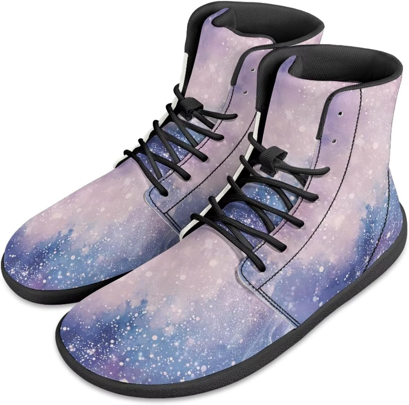 

Мужские кроссовки Jeiento Mens Galaxy Barefoot, повседневные с широким носком, из искусственной кожи, минималистичные, для бега, с нулевым перепадом, Galaxy Splash