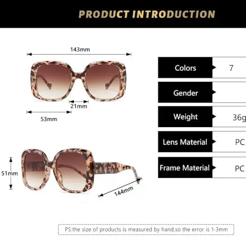 

Женские квадратные солнцезащитные очки 2027 в винтажном стиле, зеленые с леопардовым принтом, защита от ультрафиолета UV400, черные, один размер MTZJH, One Color