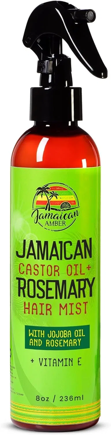 Несмываемый спрей для волос с касторовым маслом и розмарином 236 мл от Jamaican Amber Jamaican Ambre