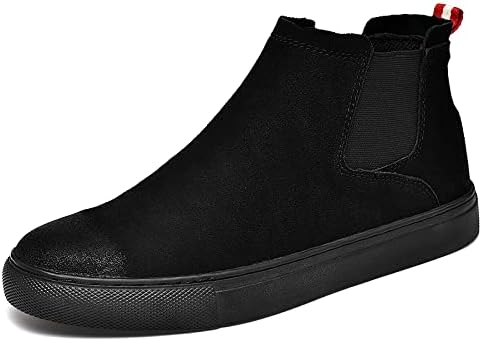 

Мужская обувь Eliogn, повседневные спортивные кроссовки, ботинки Челси, простые деловые повседневные туфли, уличная спортивная обувь для ходьбы, черный