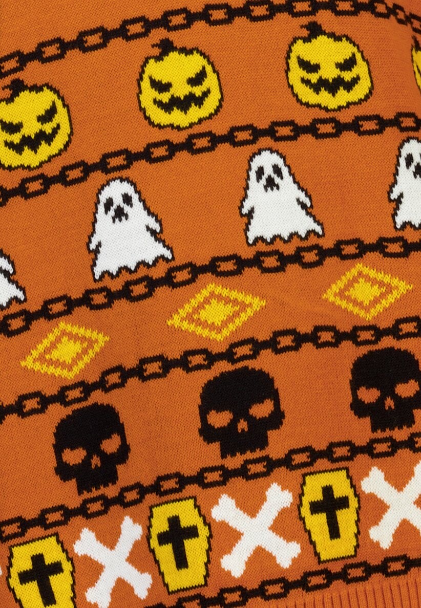 

Джемпер HALLOWEEN SPIDER O-NECK Lindbergh, оранжевый