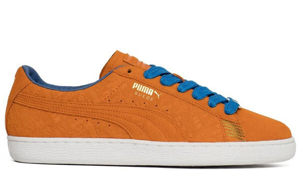 Кроссовки suede classic nyc casual shoes orange/blue Puma, оранжевый — фото 2