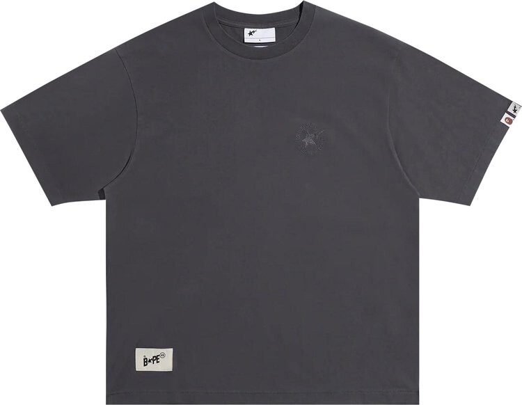 

Футболка BAPE x Highsnobiety 'Charcoal', черный