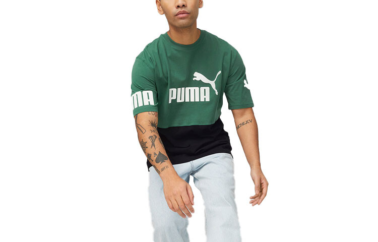 

Футболка мужская зеленая Puma, зеленый