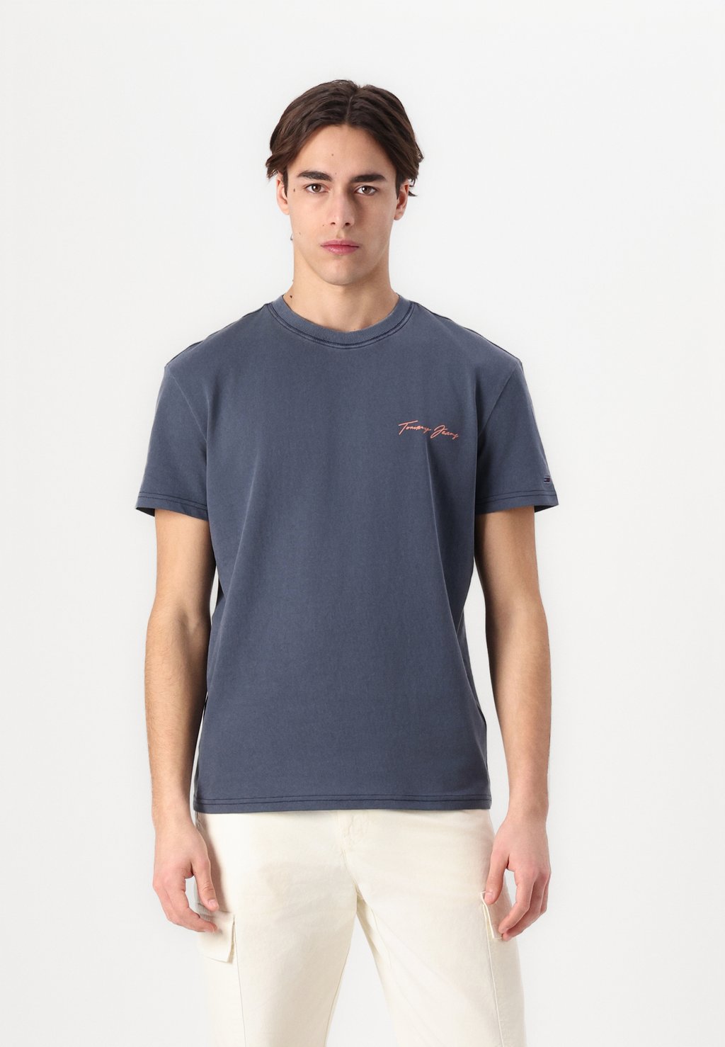 

Футболка с принтом SAILING TEE UNISEX Tommy Jeans, темно-синий