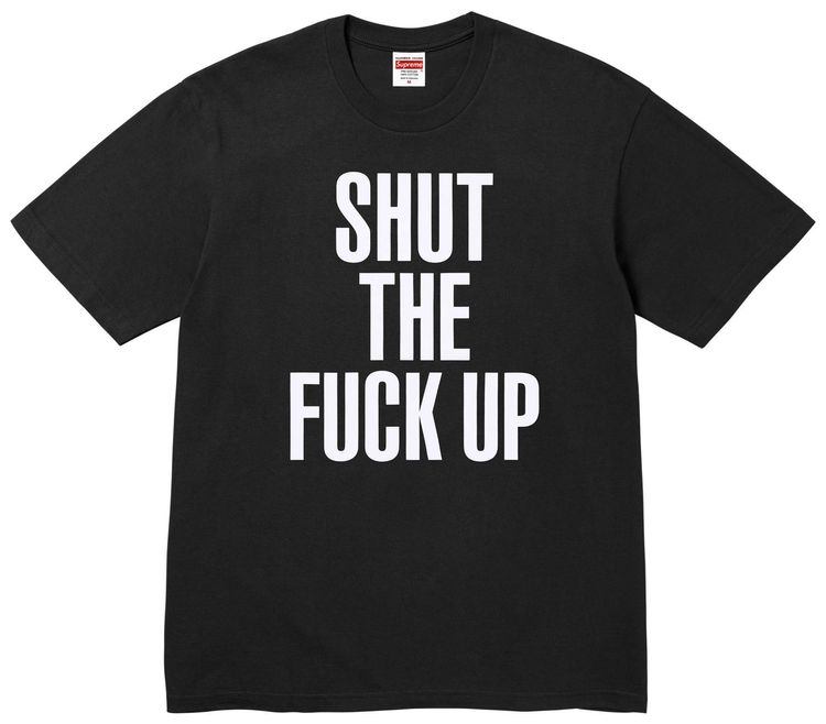 

Футболка Supreme x Number (N)Ine Shut Up Tee, черный