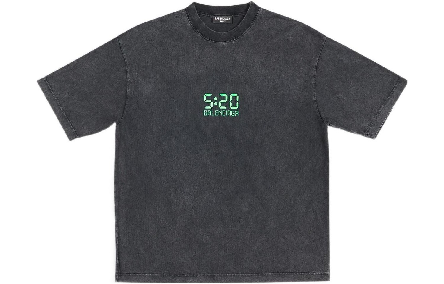 

520 Футболка мужская черная/серая Balenciaga, черный