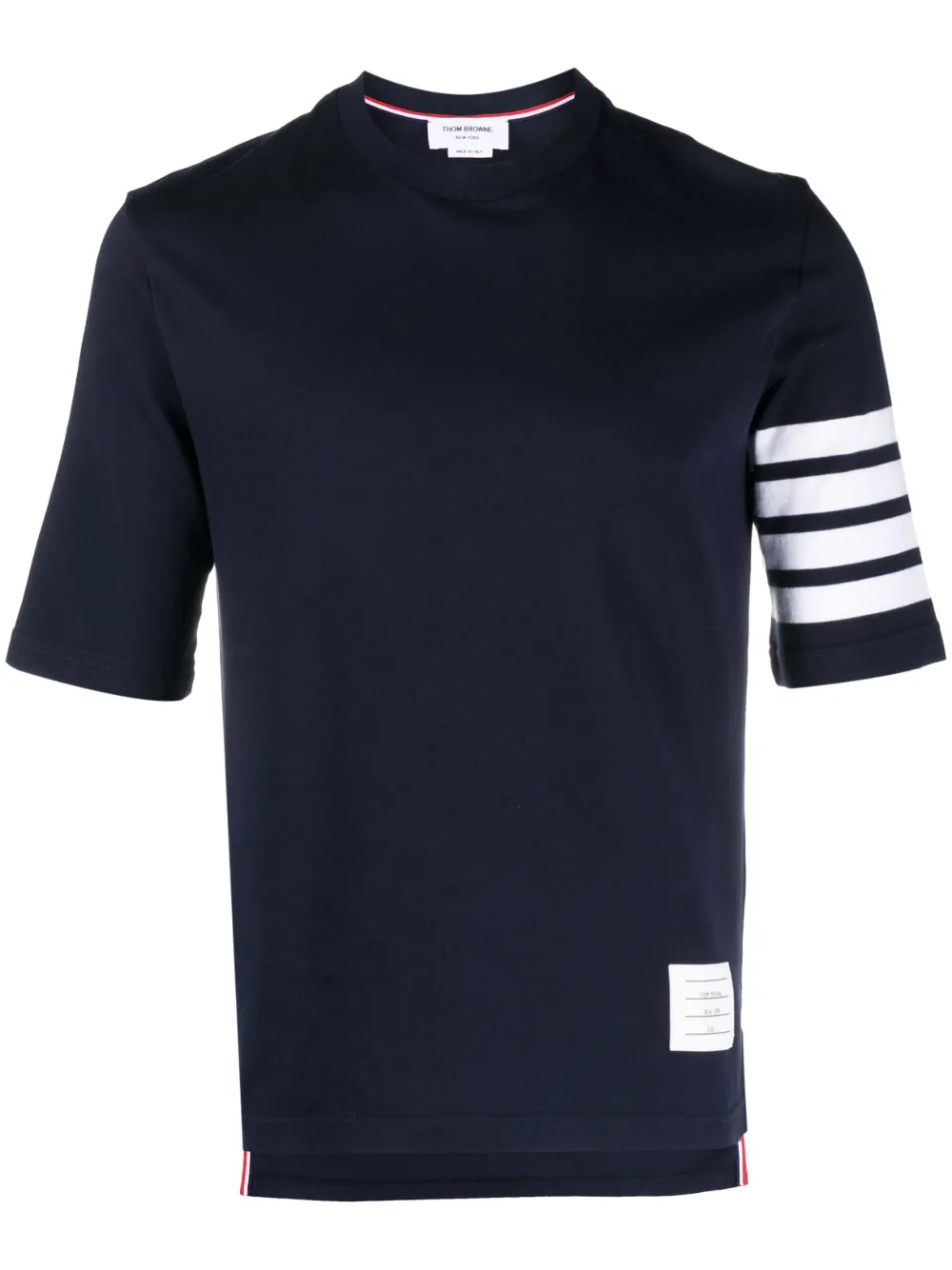 

Футболка с принтом 4-Bar Stripe 2003 THOM BROWNE, синий