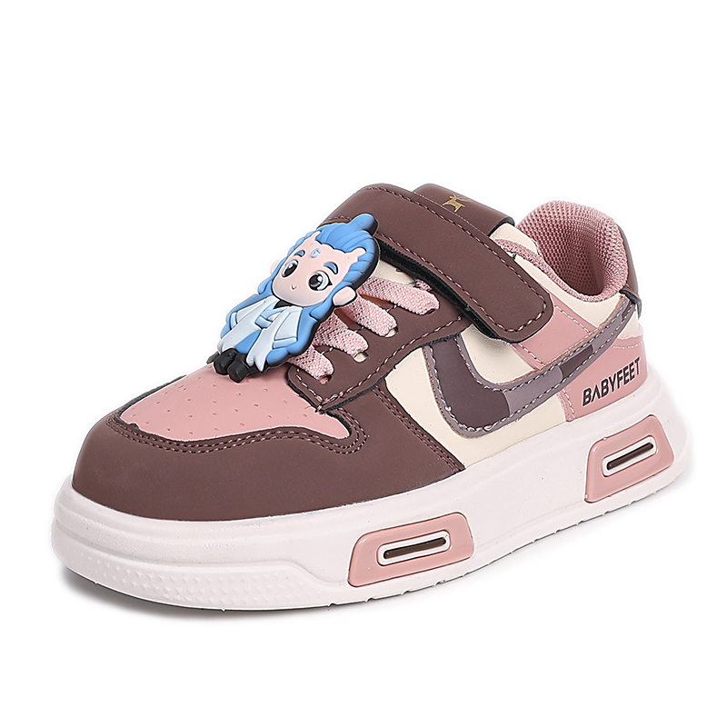 

Детские кроссовки для скейтбординга с амортизацией, износостойкие, дышащие, низкие FCMM, розовый