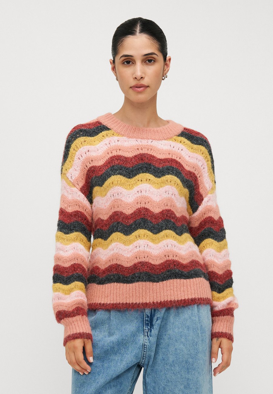 

Джемпер Vero Moda Petite VMDOJA O NECK, Rose Elegance/Rose Brown/Asphalt/Harvest Gold-Coloured/Pink Dogwood/Rose Gold-Coloured