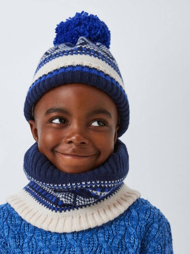 

Детская шапка-бини в стиле фэр-айл John Lewis, Multi