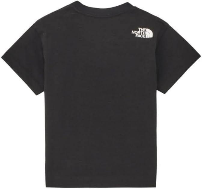 Детская футболка с коротким рукавом The North Face NTB32472, модель Cut and Sew, с принтом на тему кемпинга, унисекс, фиолетовый — фото 3
