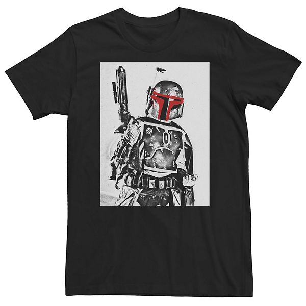 

Футболка Big & Tall Star Wars Boba Fett с контрастным принтом Licensed Character