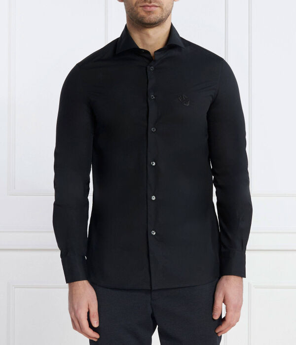 

Рубашка Regular fit Emporio Armani, черный