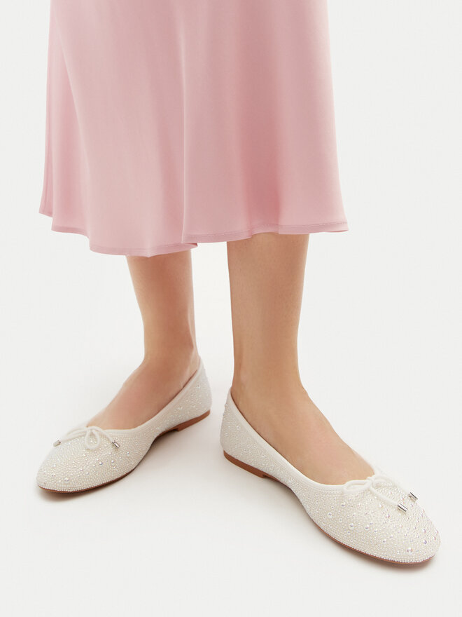 Балетки Steve Madden, экрю — фото 2