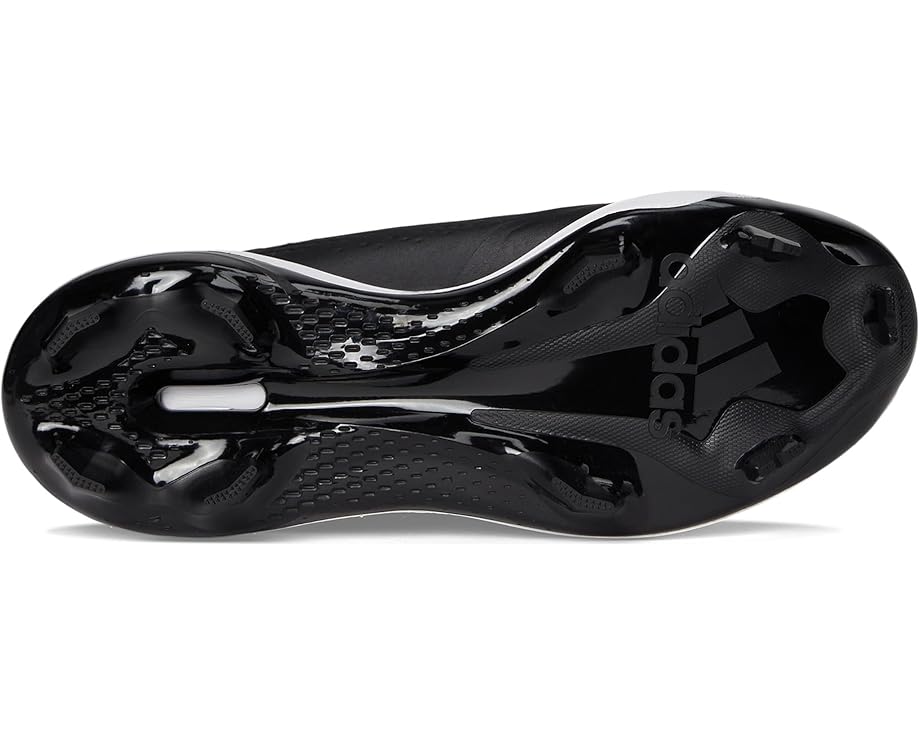 Кроссовки adidas Kids Adizero Electric 2.0 TPU Baseball Cleats, цвет Black/White/Black — фото 3