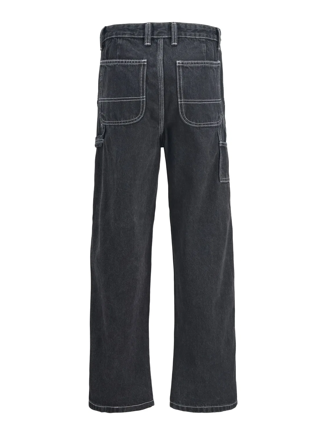 Джинсы baggy fit из черного денима, JACK & JONES Junior, черный деним — фото 2