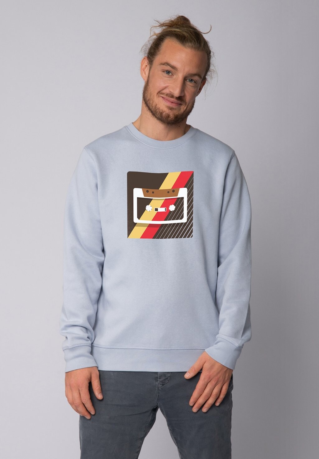 

Толстовка KASSETTE watapparel, светло-голубой