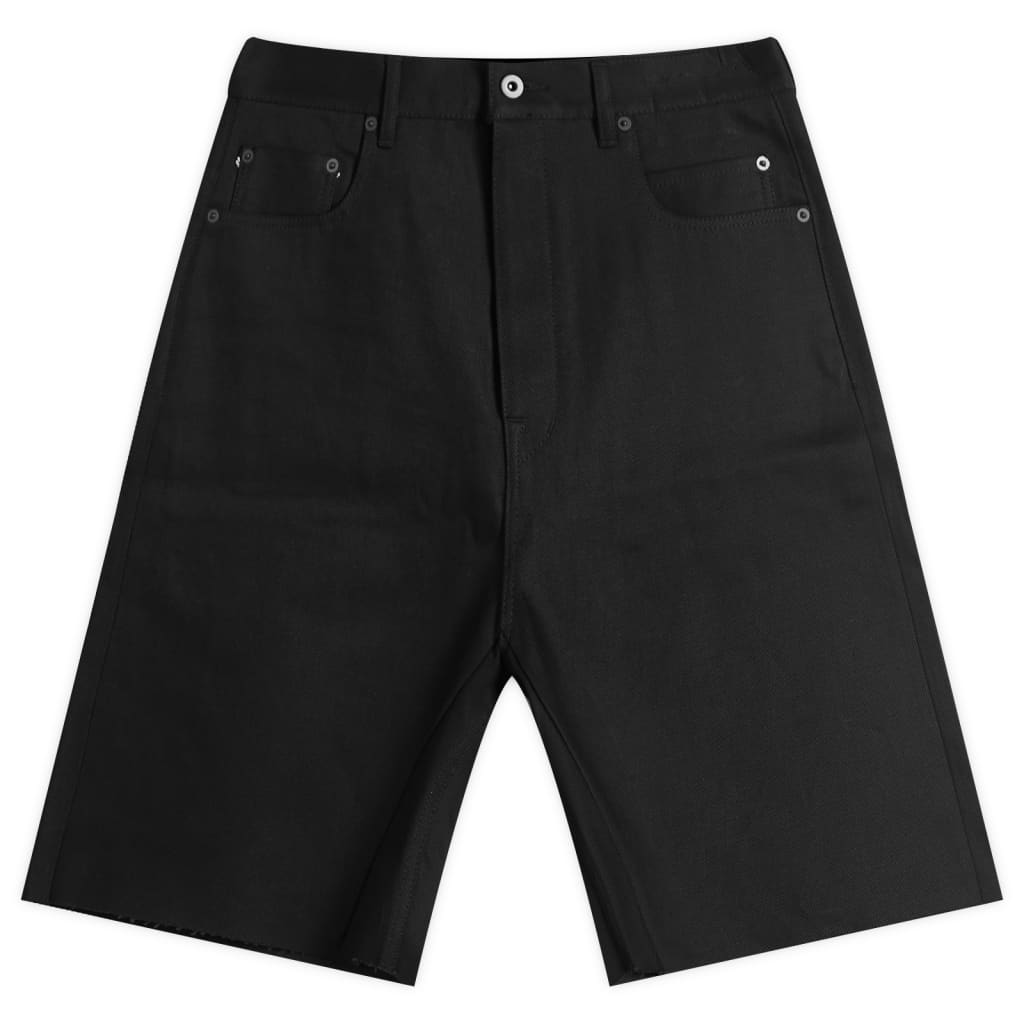 

Шорты Geth с обрезанным краем Rick Owens Drkshdw, черный
