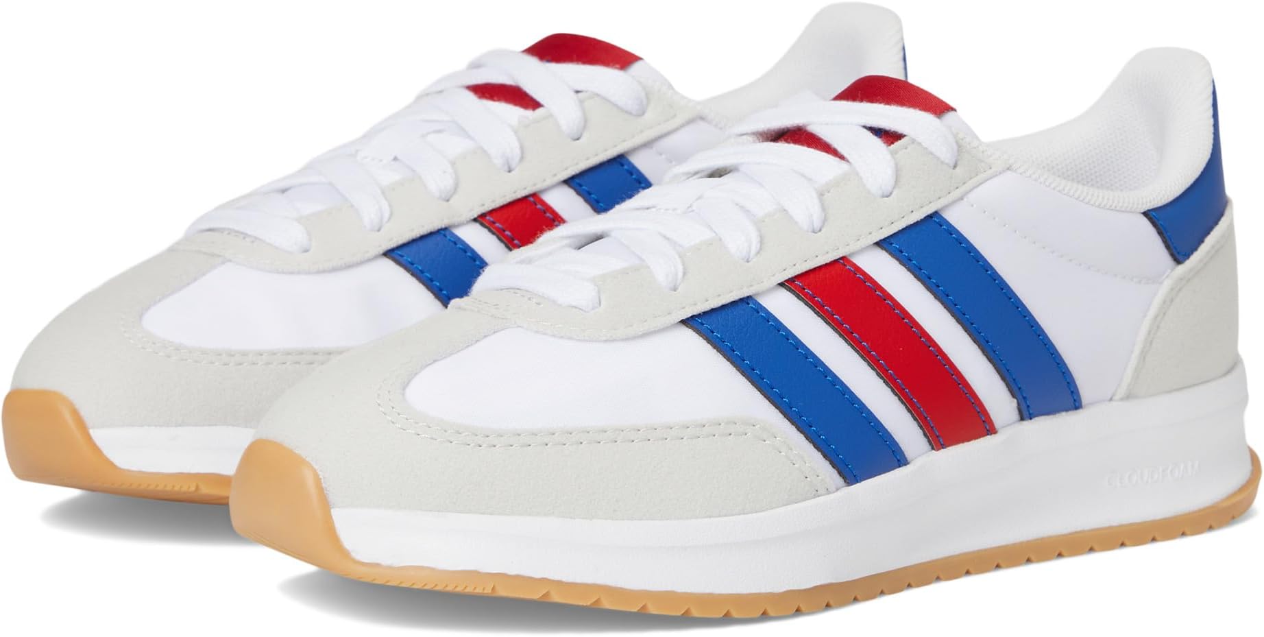 

Кроссовки Adidas Kids Run 70s 2.0, White/Better Scarlet/Team Royal Blue