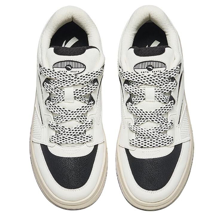 Кроссовки ANTA Life Collection Skateboarding Shoes Men Low-top Black/Ivory, черный/слоновая кость — фото 3