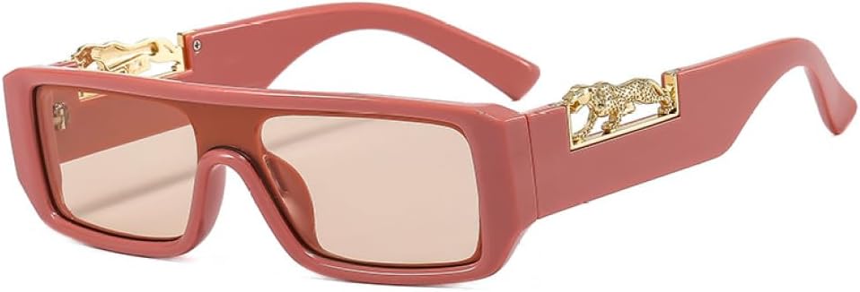 

Модные прямоугольные солнцезащитные очки для женщин и мужчин с градиентными линзами и оправой, украшенные леопардовым принтом, с защитой от УФ-излучения UV400 TYUVIVO, C2