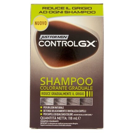 

Шампунь Control Gx Gradual Color 118 мл - черный, Just For Men