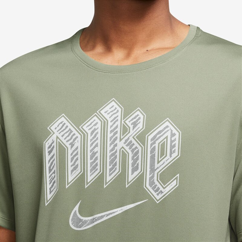 M nk df run dvn miler ss Nike, мультиколор — фото 3