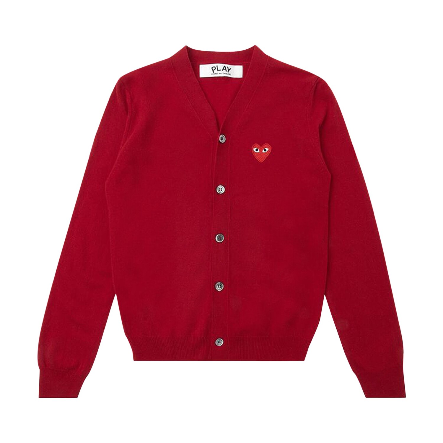 

Вязаный кардиган Comme des Garçons PLAY Красное сердце Красный