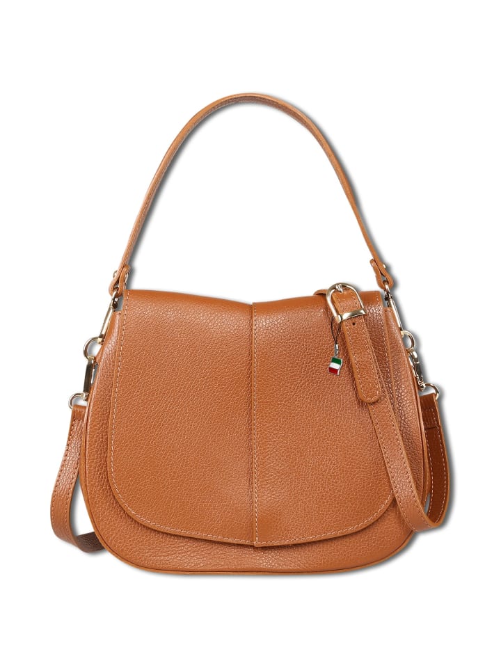 

Сумка через плечо Florence, кожа, коричневый цвет, примерно 27 см Florence