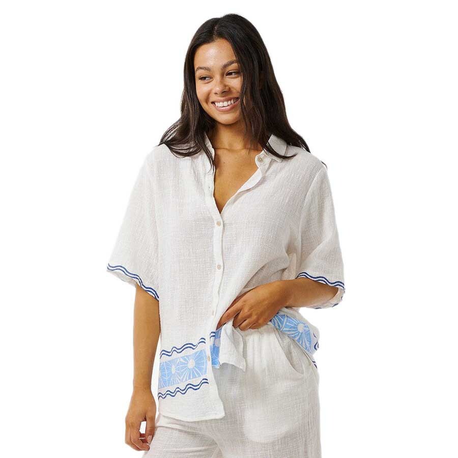 

Рубашка Rip Curl Santorini Sun Printed, синий