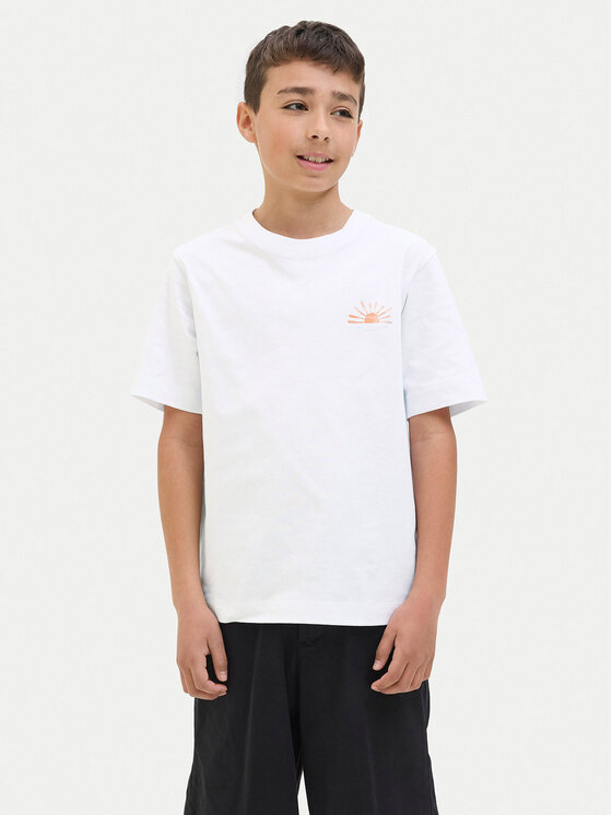 

Футболка свободного кроя Canggu 12278649 Jack&Jones Junior, белый