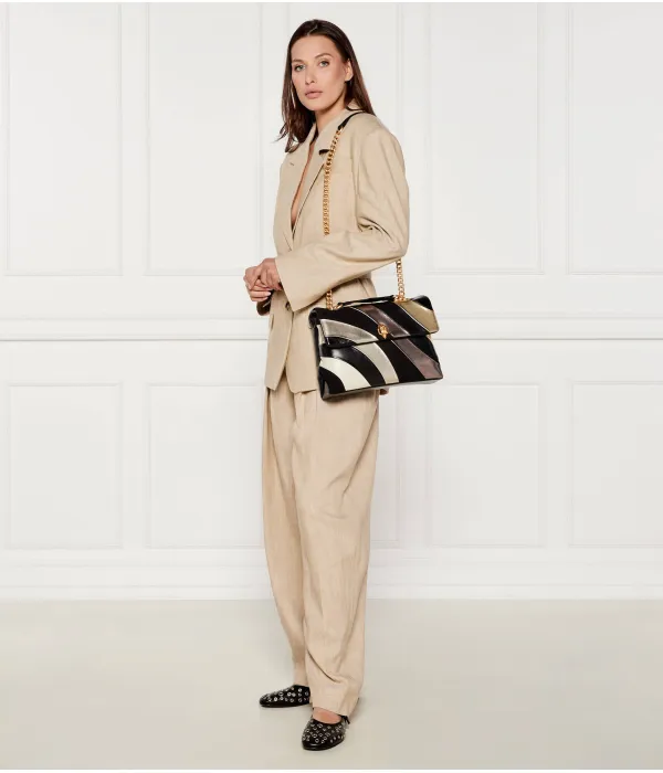 Кожаные туфли Мэри Джейн с люверсами Tory Burch, черный — фото 2