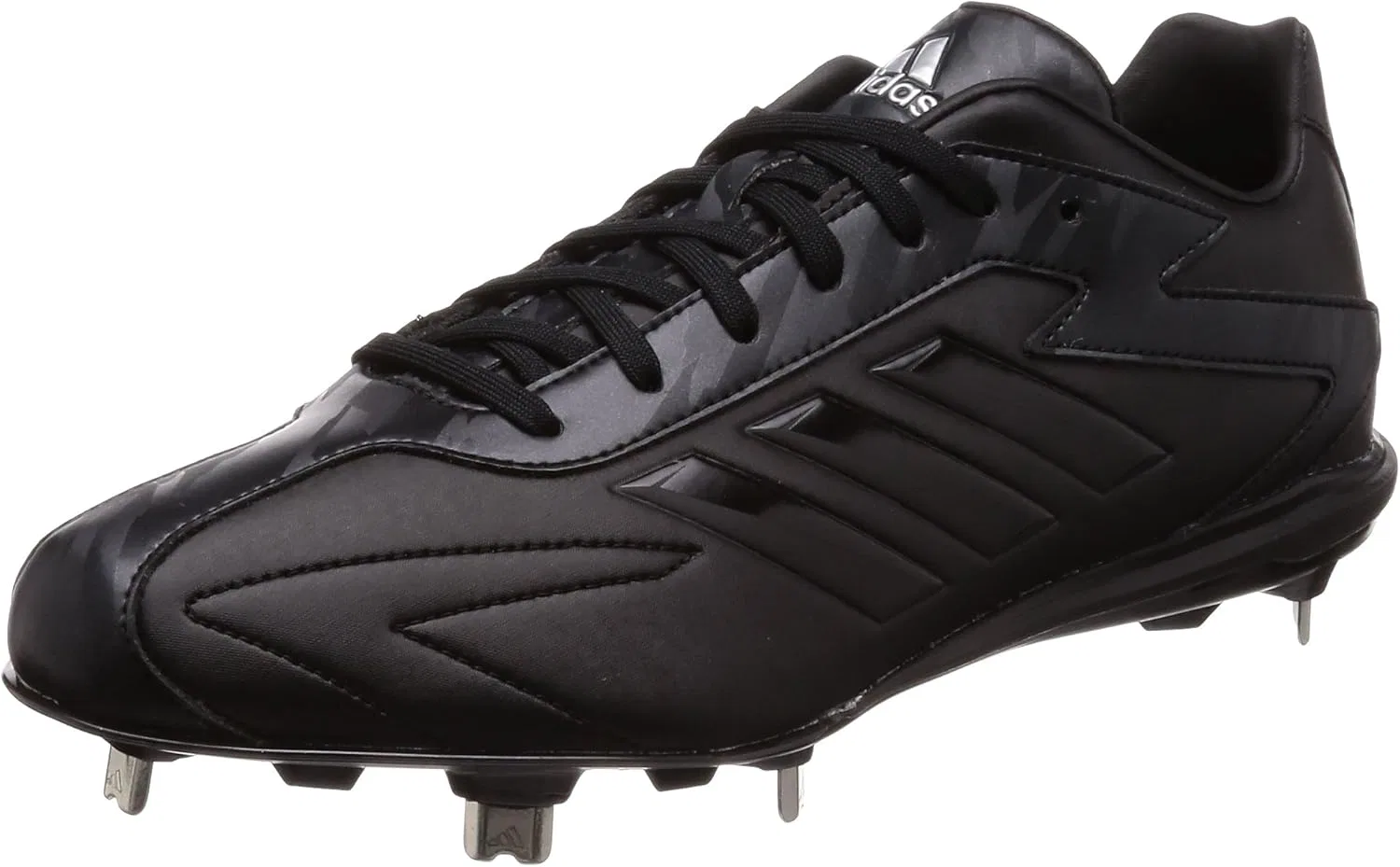 Бейсбольные кроссовки Adidas Adizero Speed ​​7 Low с металлическими шипами, Black