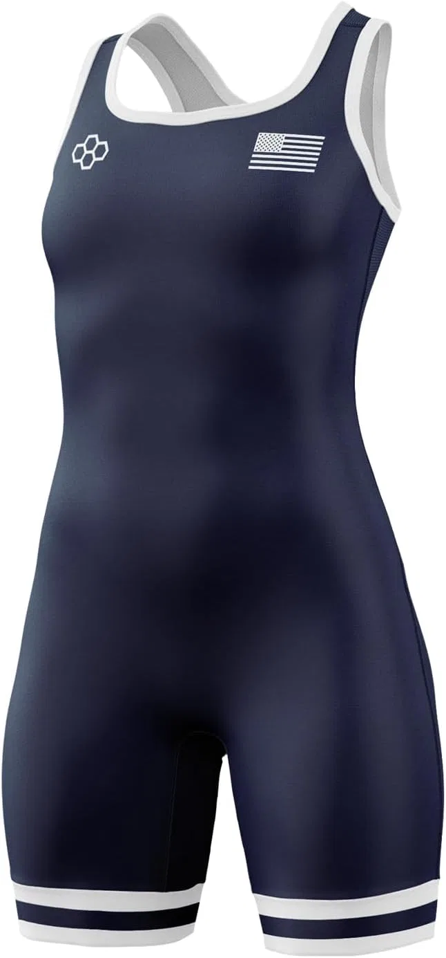 Топ для девочек RUDIS Core Girl's Elite Singlet, Navy