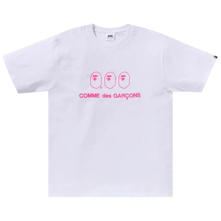

Футболка BAPE x Comme des Garçons Osaka №1 «Белая», белый