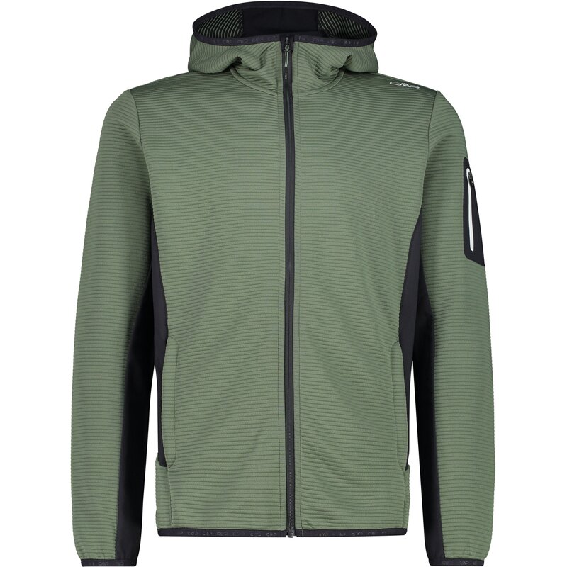 

Толстовка с капюшоном, мужская куртка с фиксированным капюшоном Cmp, зеленый