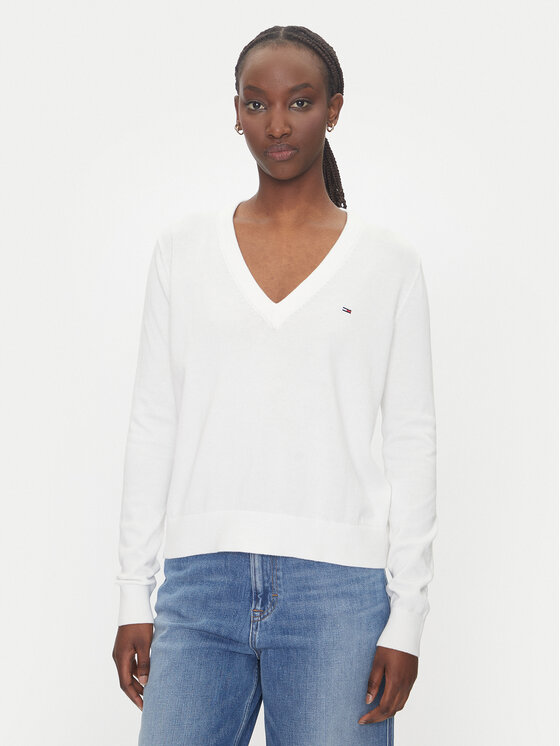 

Свитер обычного кроя Essential DW0DW19888 Tommy Jeans, белый