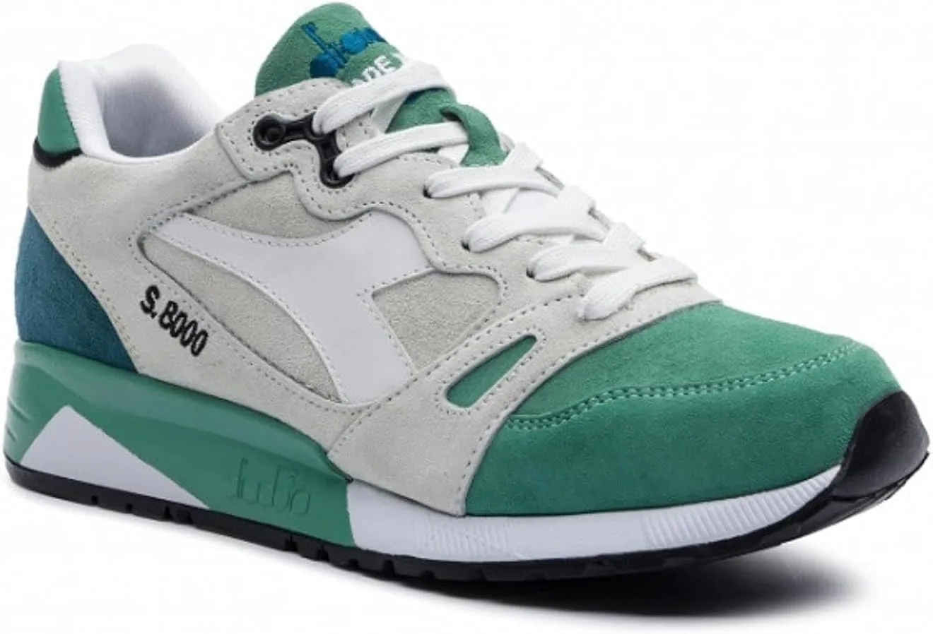 Diadora, S8000 Italien, Кроссовки, modisch, lassig, aus Wildleder, Basketball, Замша (Сделано в Италии), зеленый