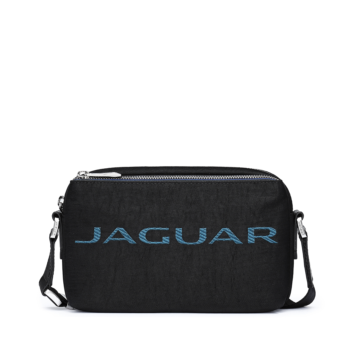 

JAGUAR Тканевая малая квадратная сумка через плечо, Black