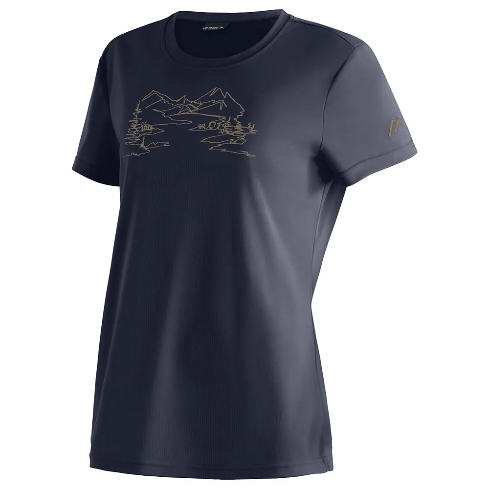 

Футболка с коротким рукавом Maier Sports Wilma Print, синий