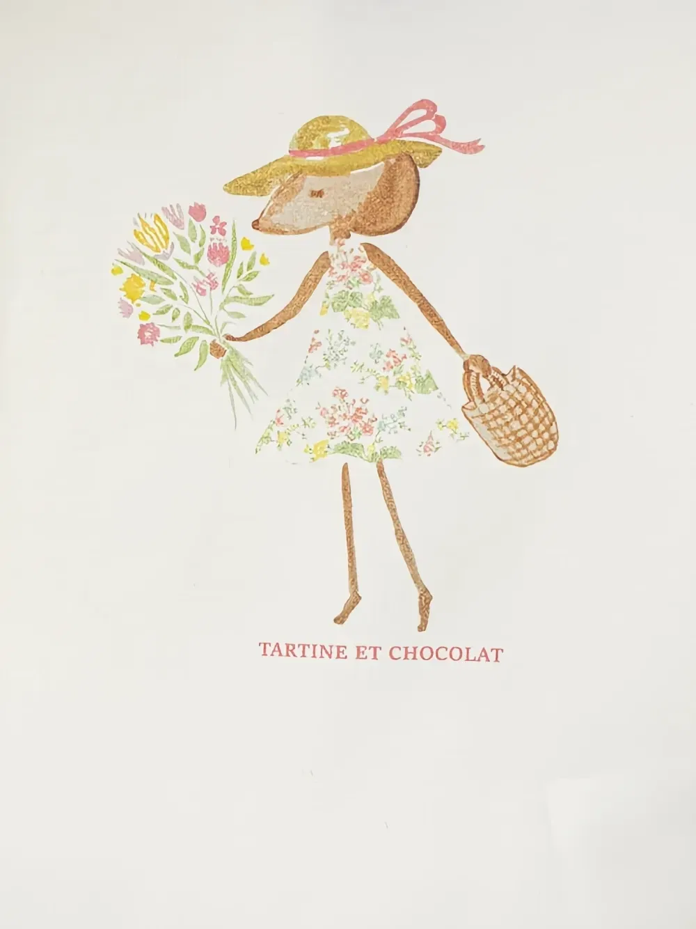 Футболка с оборками и графическим принтом Tartine Et Chocolat, белый — фото 3