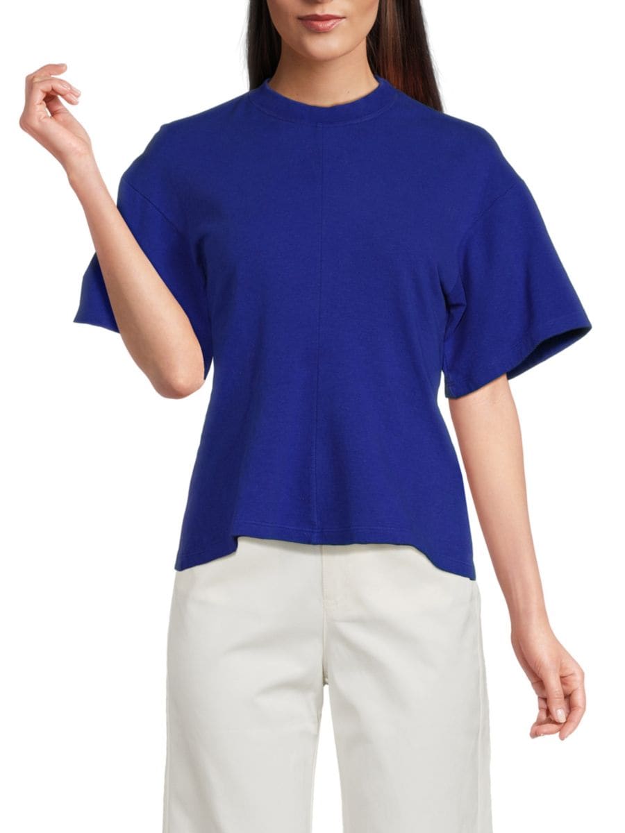 

Однотонный свободный топ Proenza Schouler, цвет Medium Blue