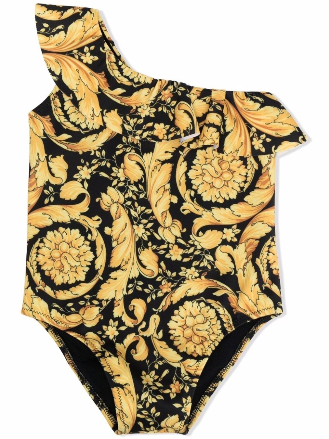 

Versace Kids купальник с принтом Barocco, черный