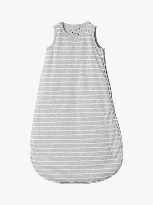 

Детский спальный мешок Polarn O. Pyret Baby Organic Cotton Blend Stripe, серый