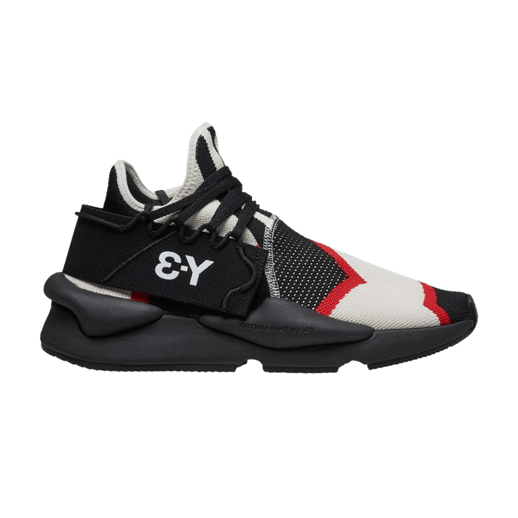 

Кроссовки Y-3 Kaiwa 'Black White Red', черный