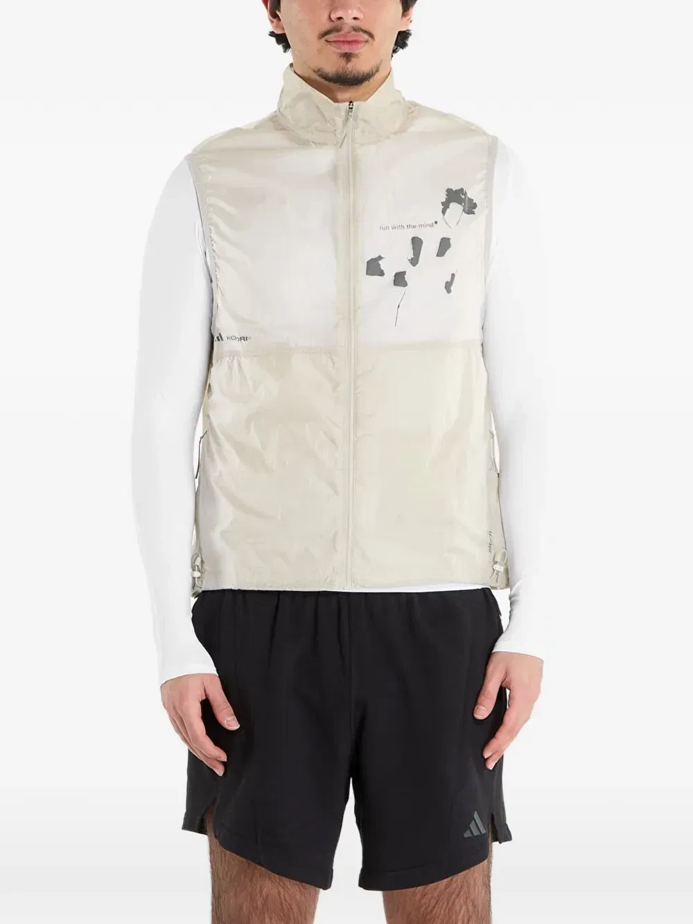 Беговой жилет Adi365 Hk adidas, бежевый
